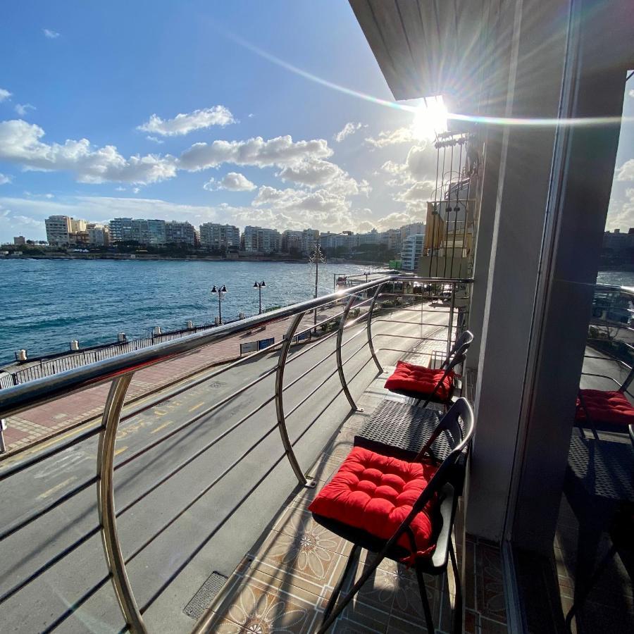F2 - Lovely Two Bedrooms Flat Sea View, St Julians Saint Julian's Exteriér fotografie