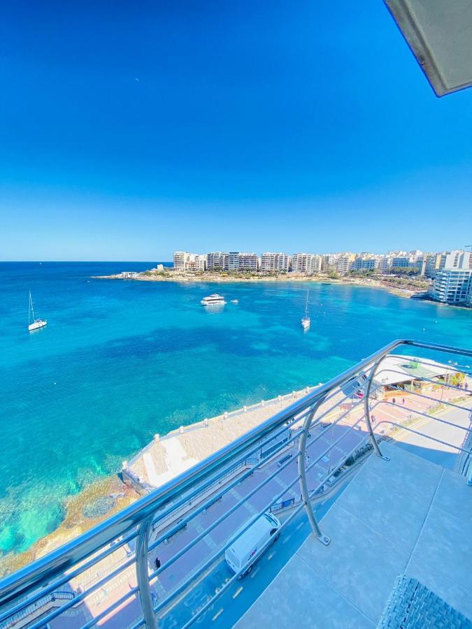 F2 - Lovely Two Bedrooms Flat Sea View, St Julians Saint Julian's Exteriér fotografie