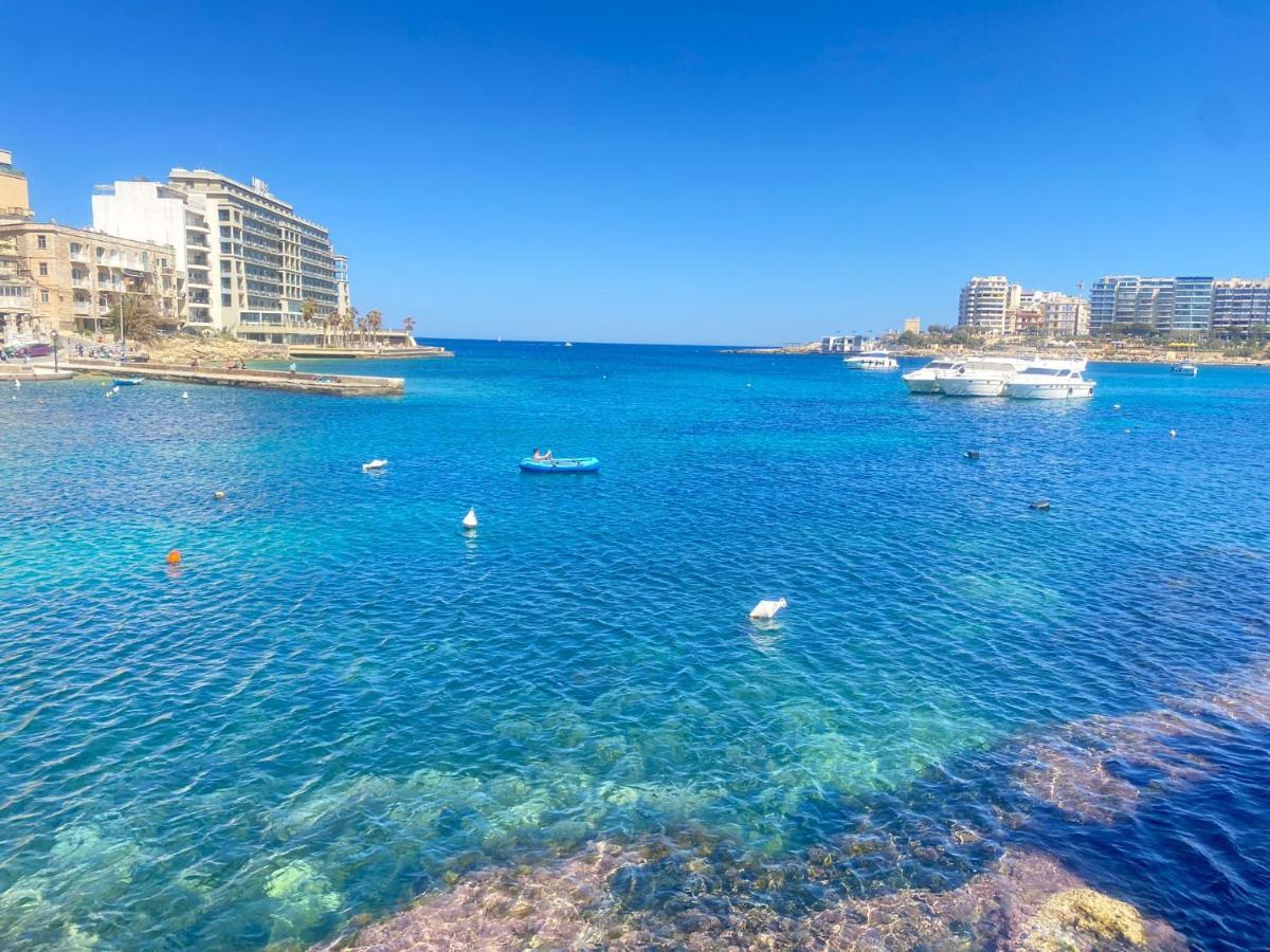 F2 - Lovely Two Bedrooms Flat Sea View, St Julians Saint Julian's Exteriér fotografie